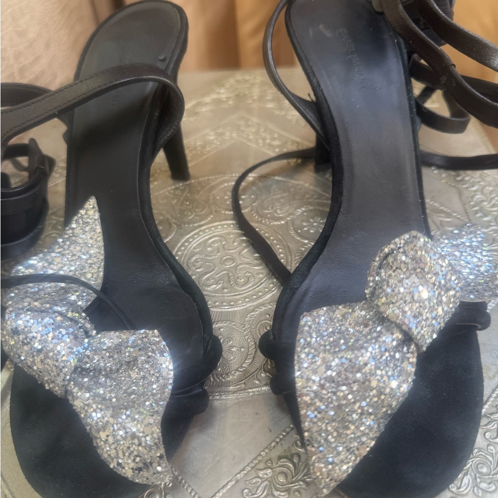 Isabela Marant Black and Silver Heels. - Picture 2 of 9